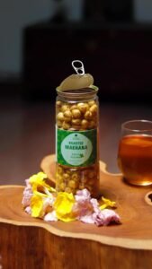 Zingy Pudina(mint) Flavoured Makhana, Roasted with Olive Oil, 90gm