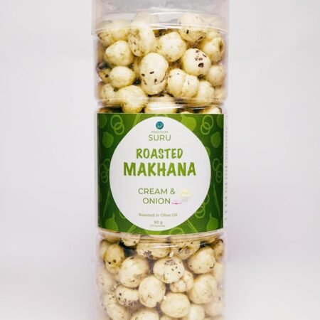 Cream & Onion Flavoured Makhana, Roasted with Olive Oil, 90gm