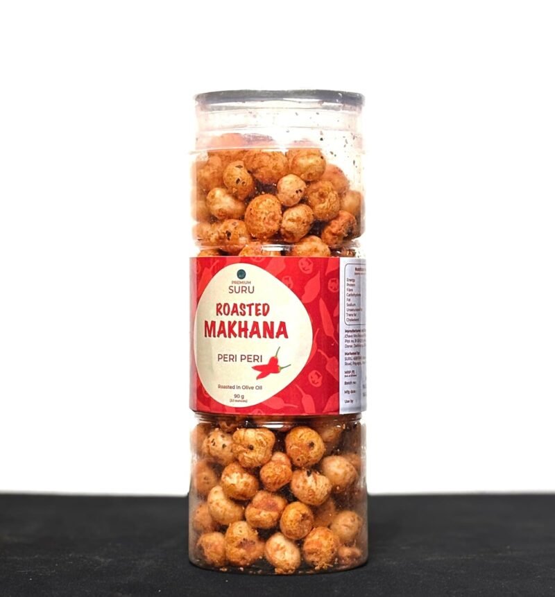 Peri Peri Flavoured Makhana (Foxnuts), Roasted with Olive Oil, 90g